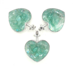 Gemstone Heart Pendant - Aventurine ()