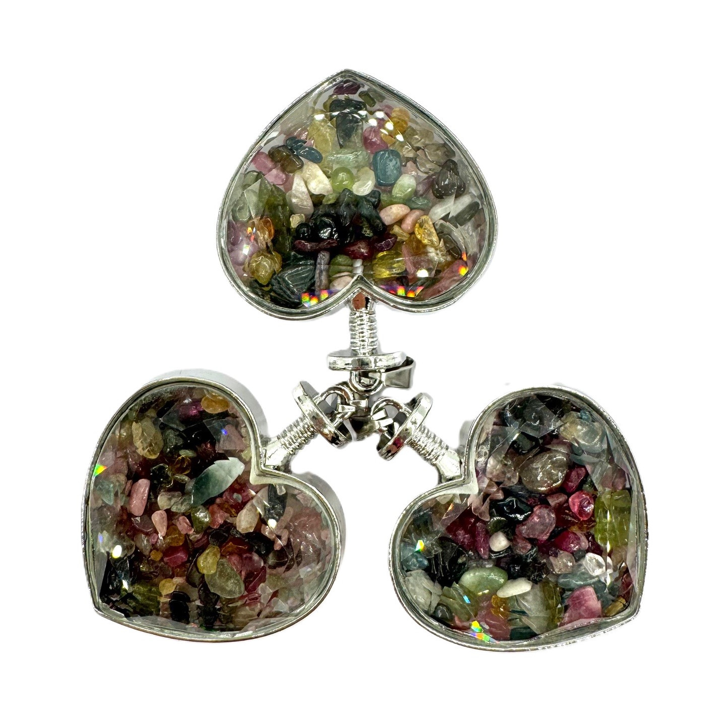 Gemstone Heart Pendant - Mixed ()