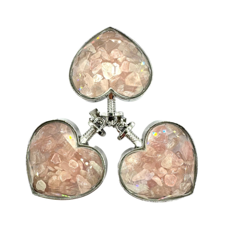 Gemstone Heart Pendant - Rose Quartz ()