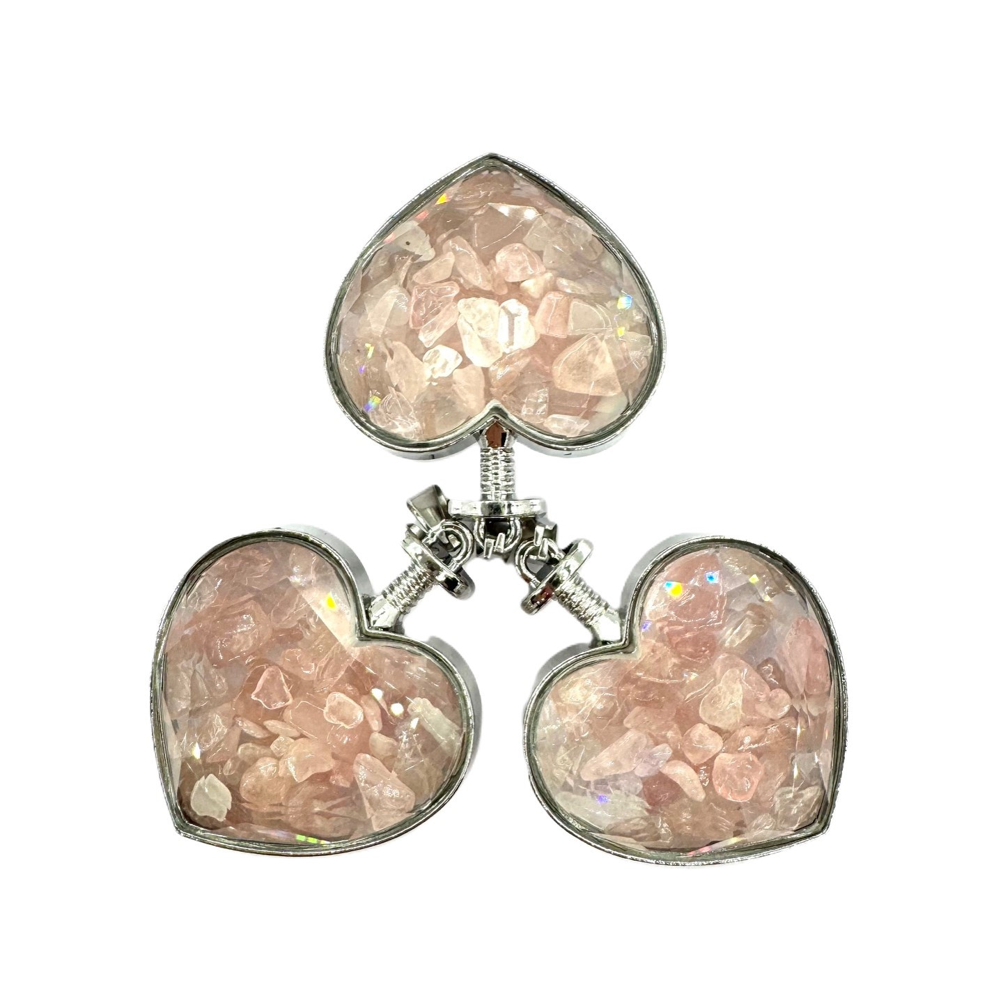 Gemstone Heart Pendant - Rose Quartz ()