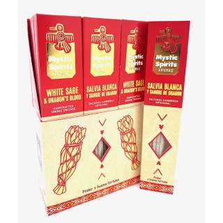 Mystic Spirits White Sage & Dragon's Blood – Handcrafted Smudge Incense