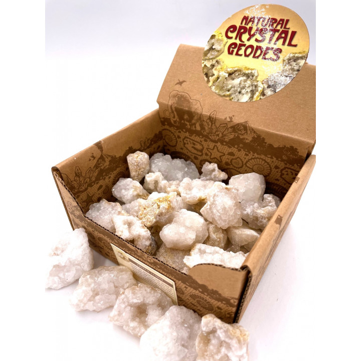 Natural Crystal Geodes Set (30 pieces)