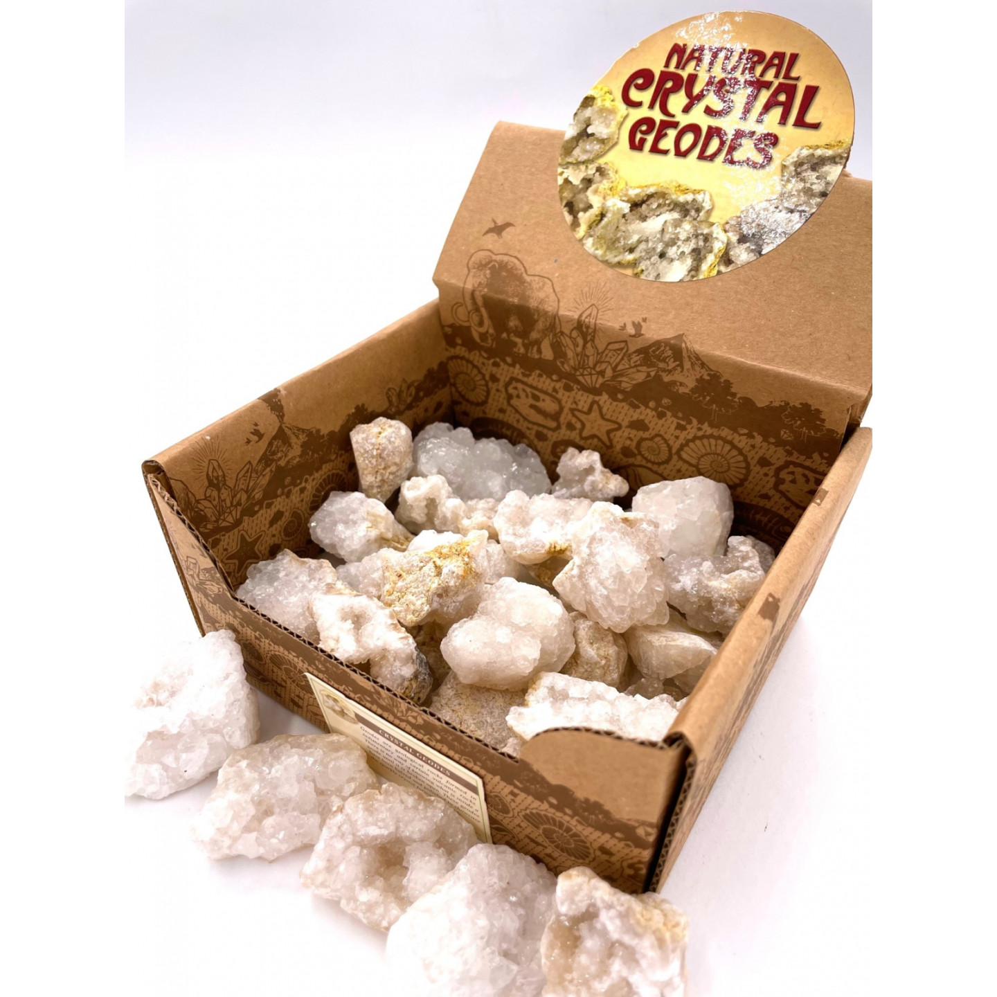 Natural Crystal Geodes Set (30 pieces)