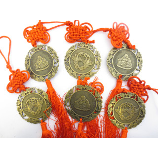 Lucky Coin Happy Buddha Set of 6