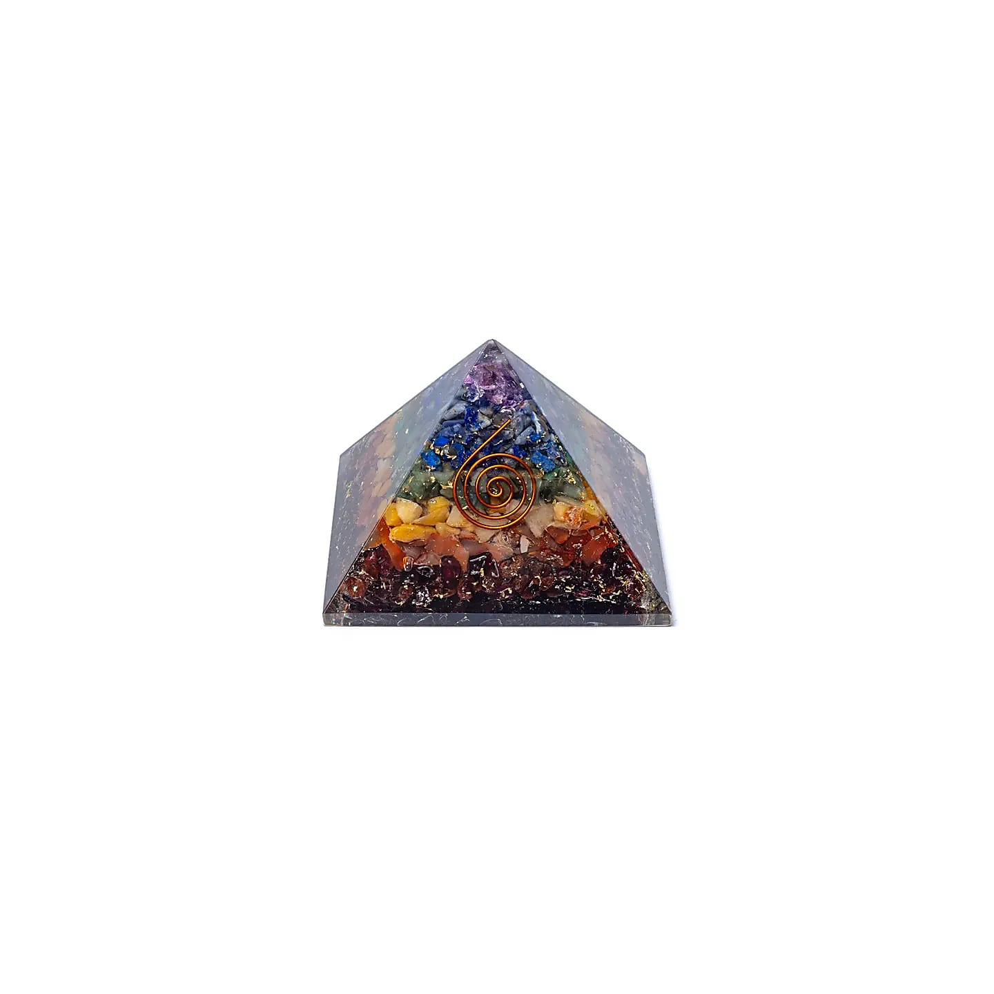 Orgonite pyramide 7 chakra | Pieralune