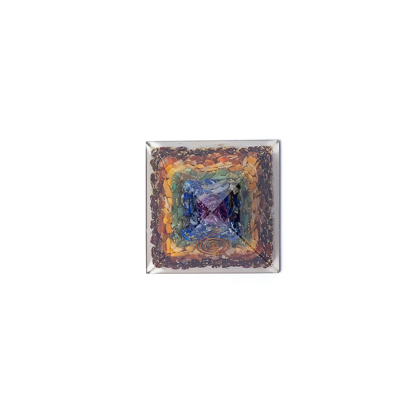 Orgonite pyramide 7 chakra | Pieralune