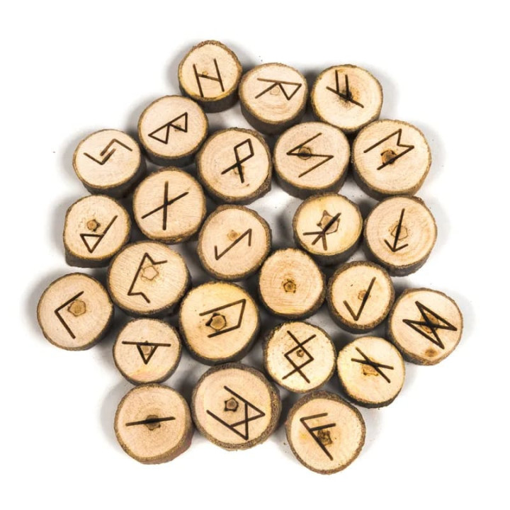 Jeux d'Oracle des Runes dans un sac en coton | Pieralune