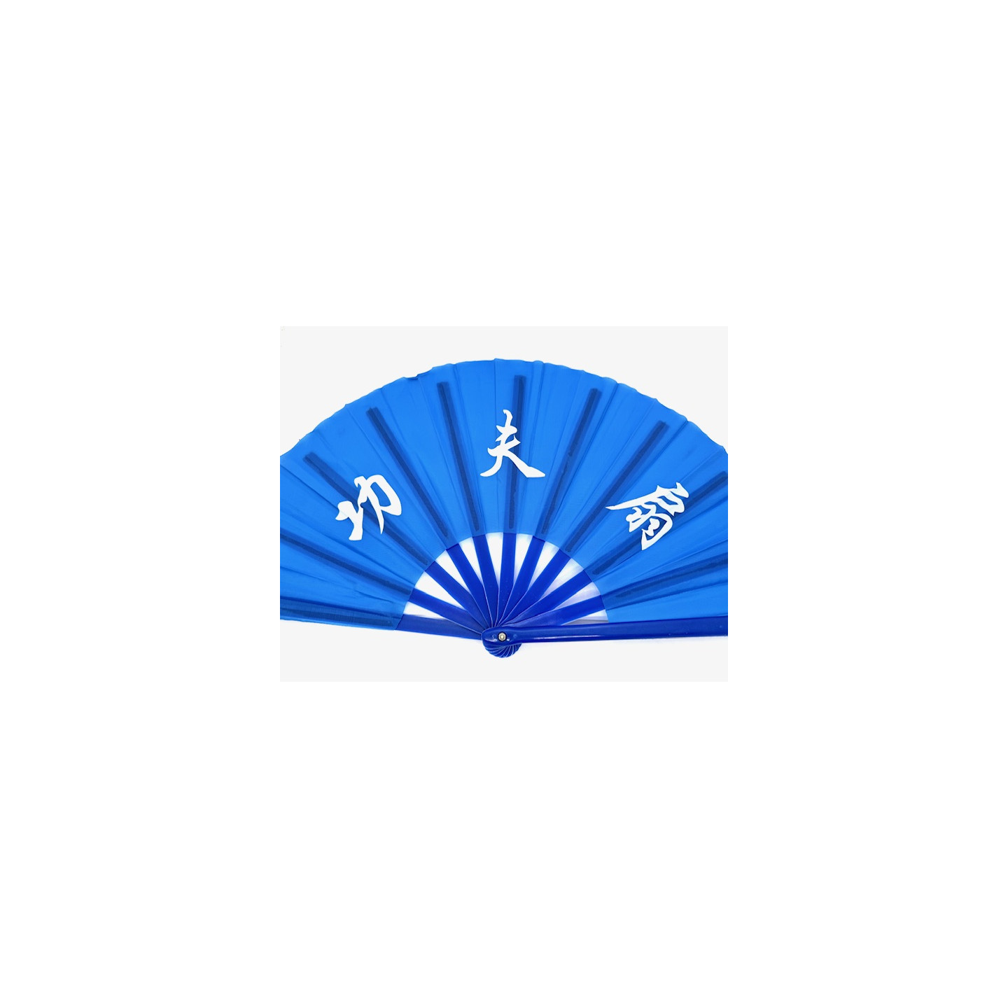 Blue Tai Chi Hand Fan – Martial Arts Character