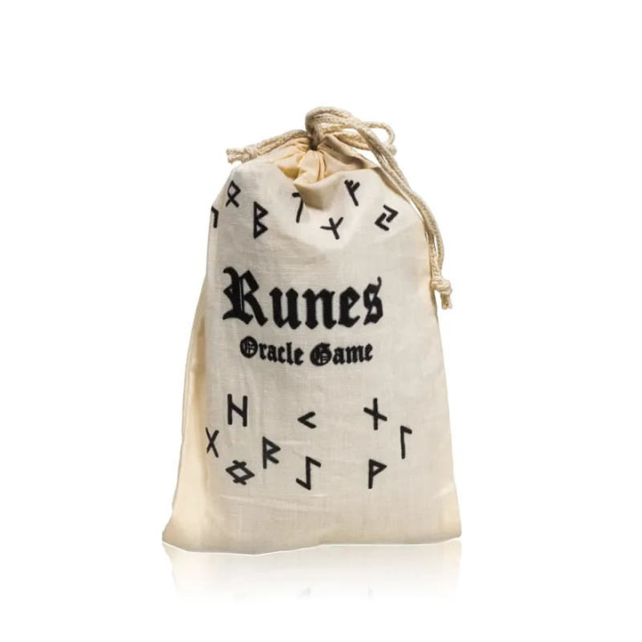 Jeux d'Oracle des Runes dans un sac en coton | Pieralune