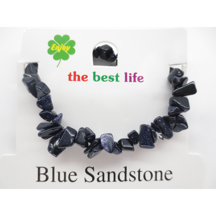 Chipstone Bracelets Blue Sandstone ()