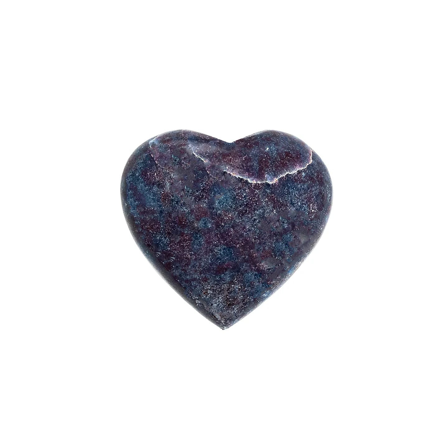 Pierre de souci coeur Rubis & Cyanite | Pieralune