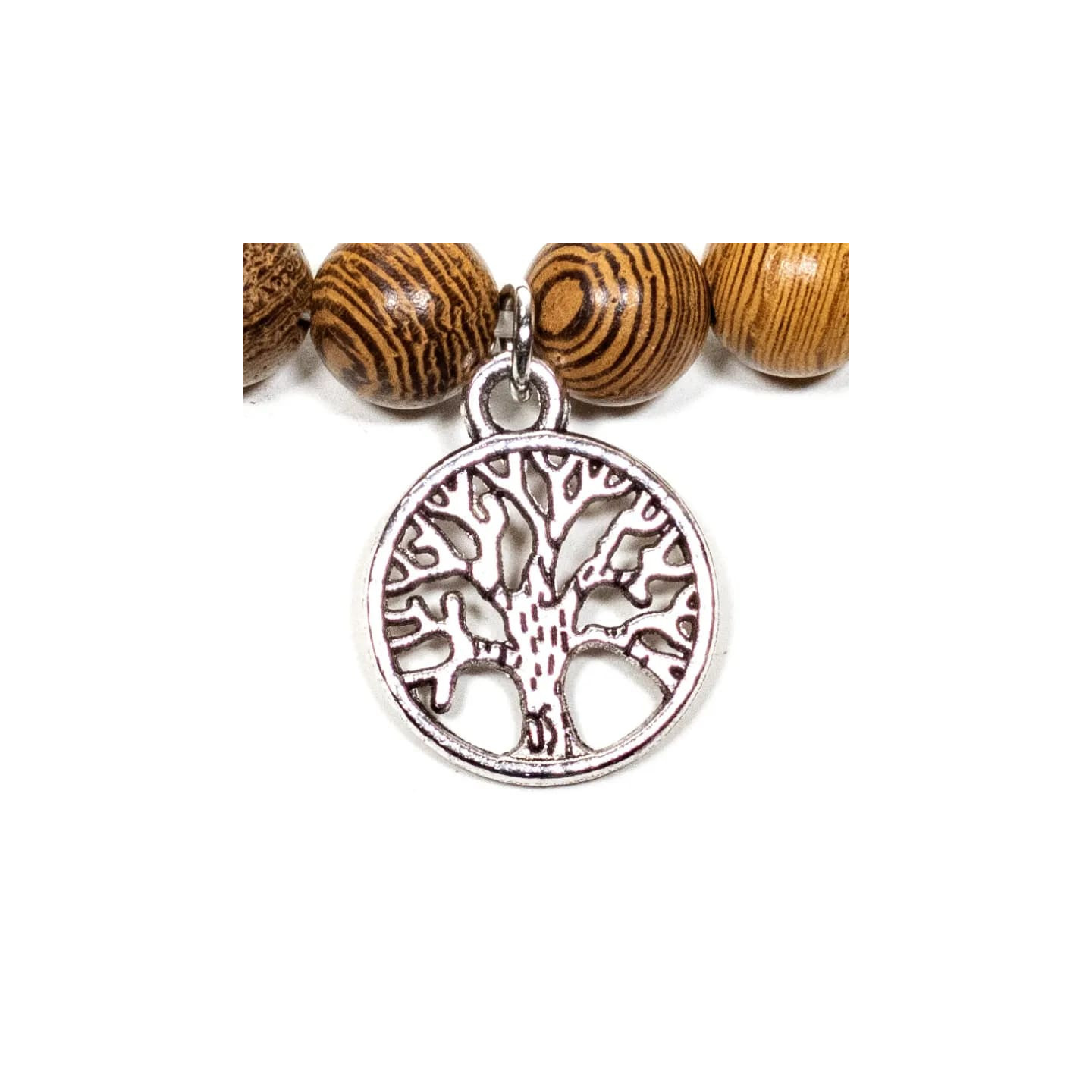 Mala/bracelet en bois Wengé élastique arbre de vie | Pieralune