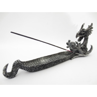 Silver Dragon Incense Stick Holder