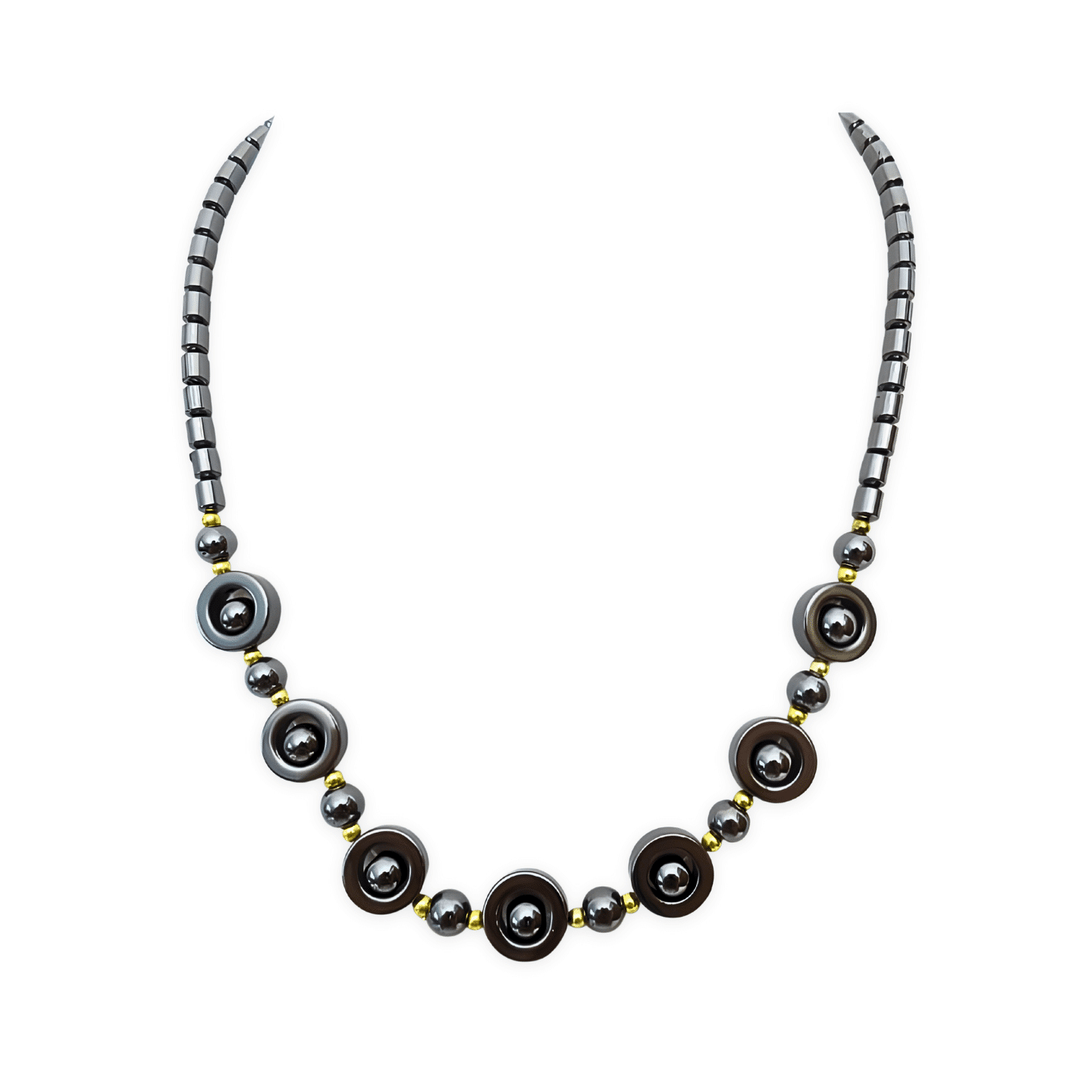 Black haematite necklace