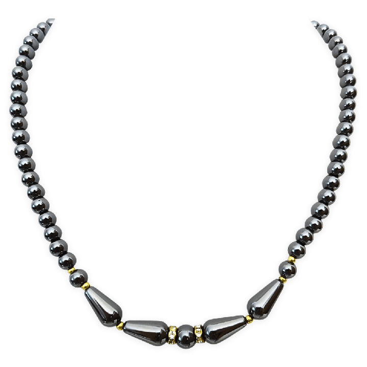 neckalce with one black bead