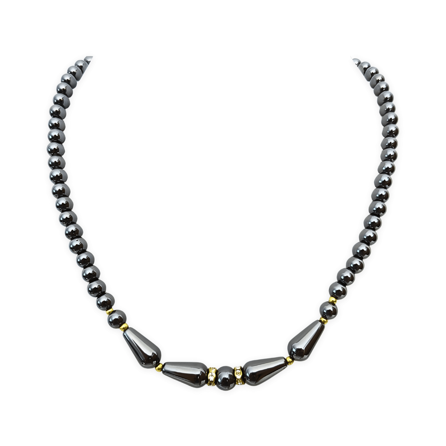 neckalce with one black bead