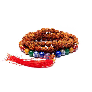 Mala chakra Rudraksha 108 perles | Pieralune