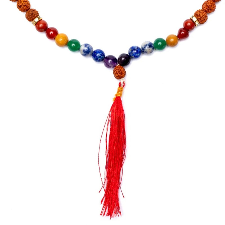 Mala chakra Rudraksha 108 perles | Pieralune