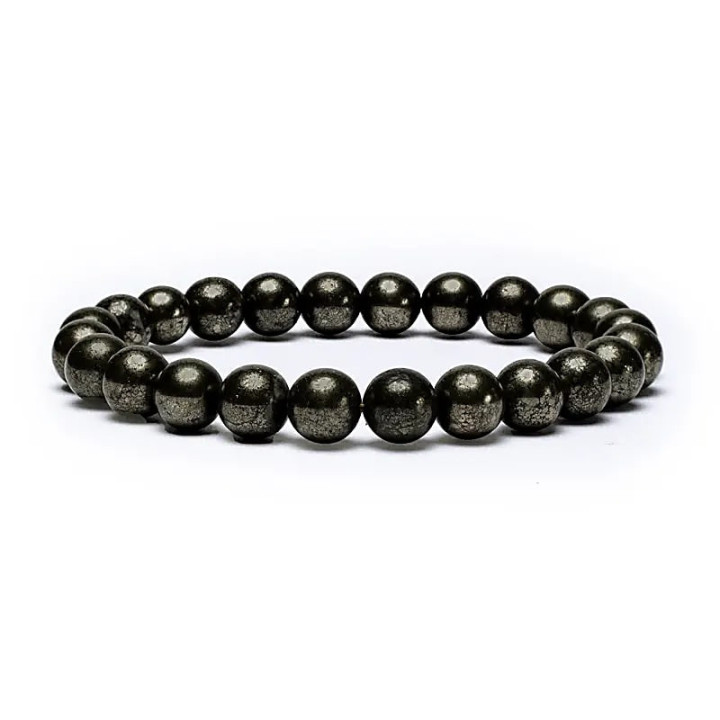 Bracelet élastique en Pyrite | Pieralune