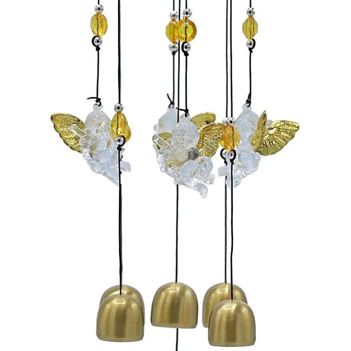 Carillon à vent avec cinq anges | Pieralune