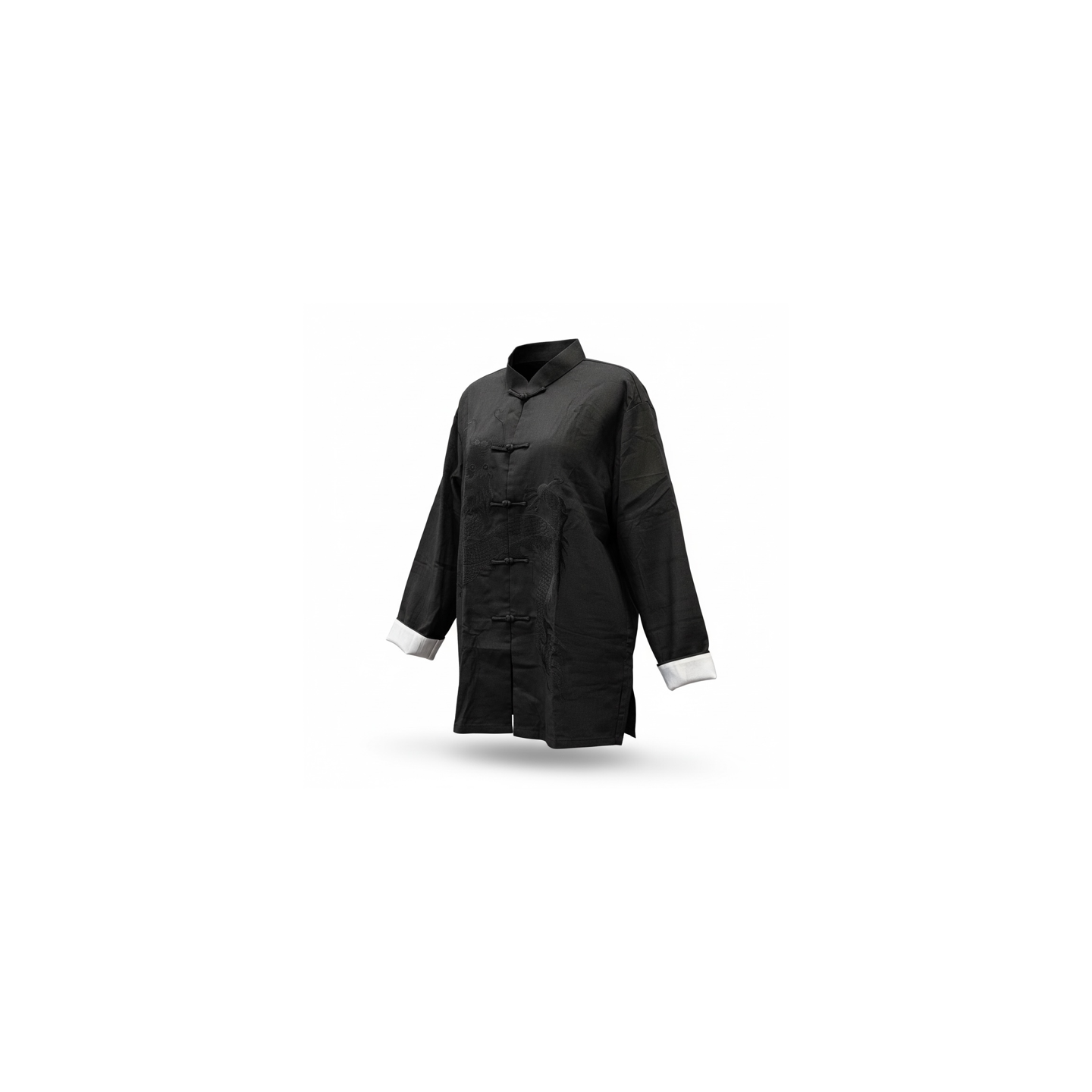 Kung Fu Shirt Dragon - Black