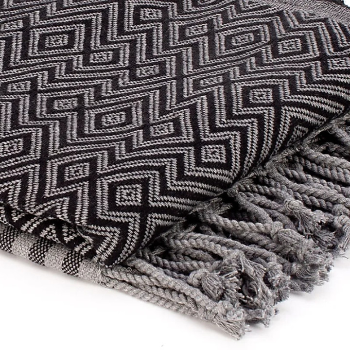 Ottoman Serviette de hammam noire | Pieralune