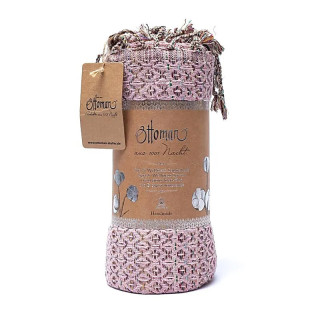 Ottoman serviette de hammam vieux rose | Pieralune