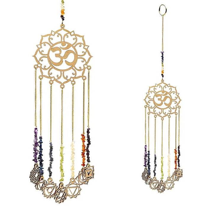 Décoration Feng Shui symboles OHM / Chakra | Pieralune