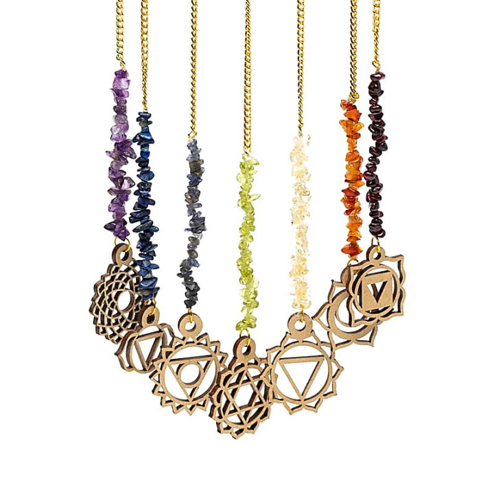 Décoration Feng Shui symboles OHM / Chakra | Pieralune