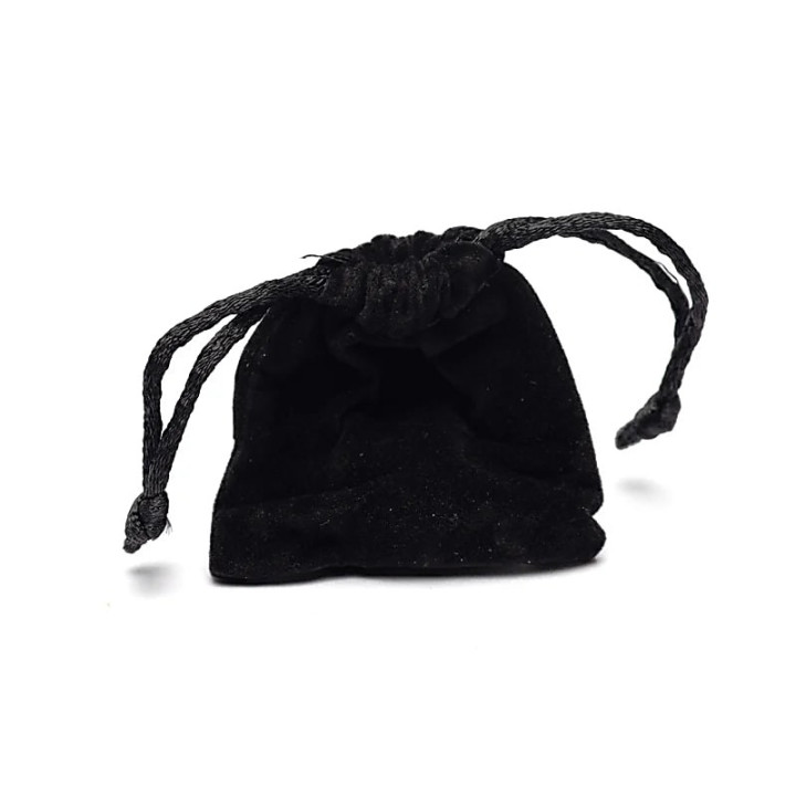 Pendule lune couleur or dans sachet en velours | Pieralune