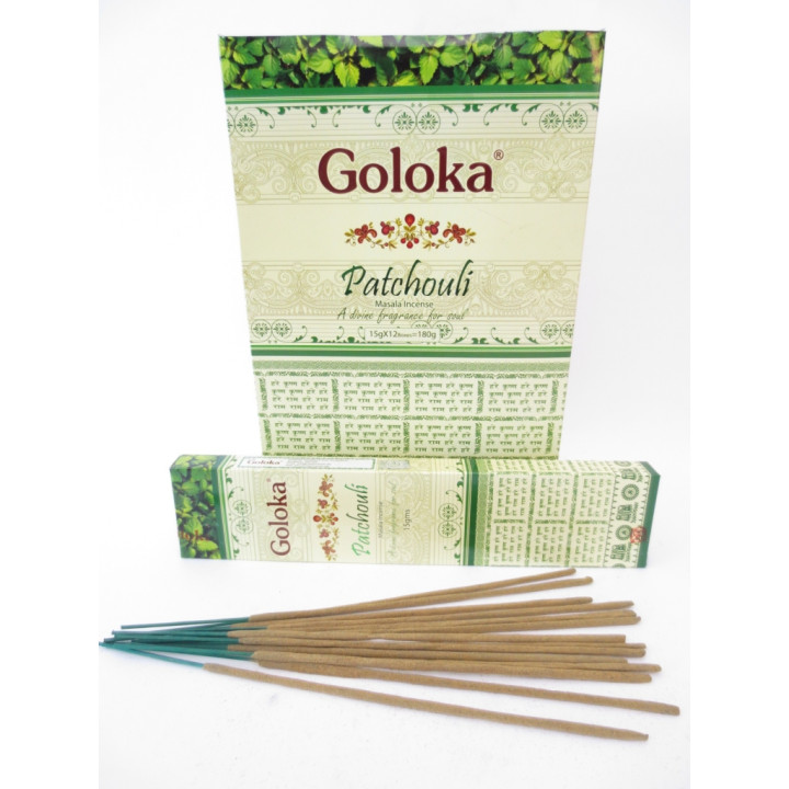 Goloka Patchouli Masala Incense Sticks