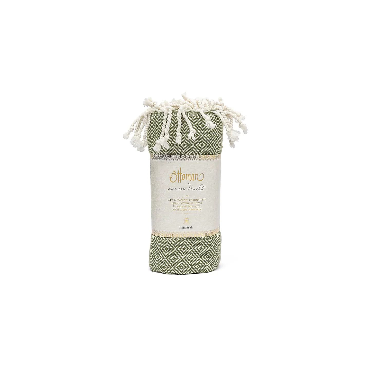 Ottoman serviette de hammam olive | Pieralune