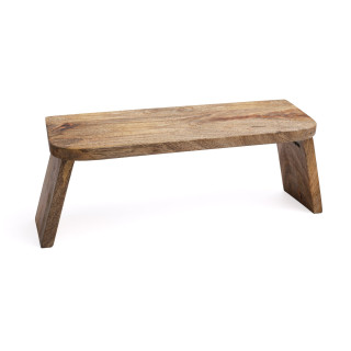 Banc de méditation en bois de manguier