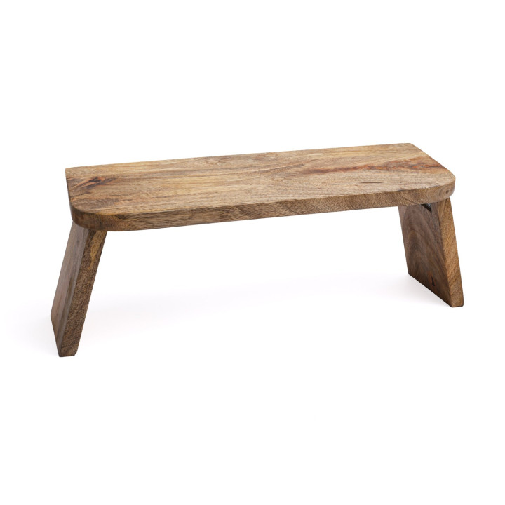 Banc de méditation en bois de manguier
