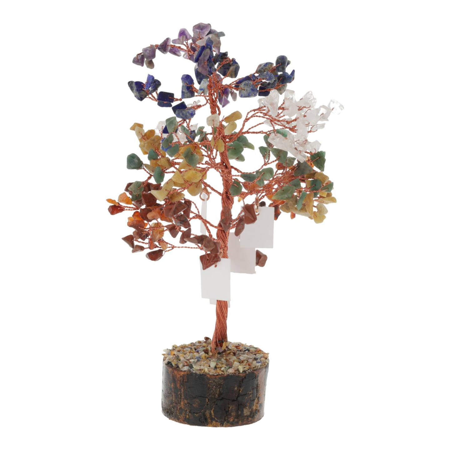 Arbre à Souhaits de Manifestation 7 Chakra avec 20 Cartes de Vœux