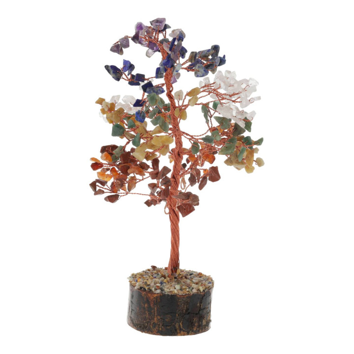 Arbre à Souhaits de Manifestation 7 Chakra avec 20 Cartes de Vœux