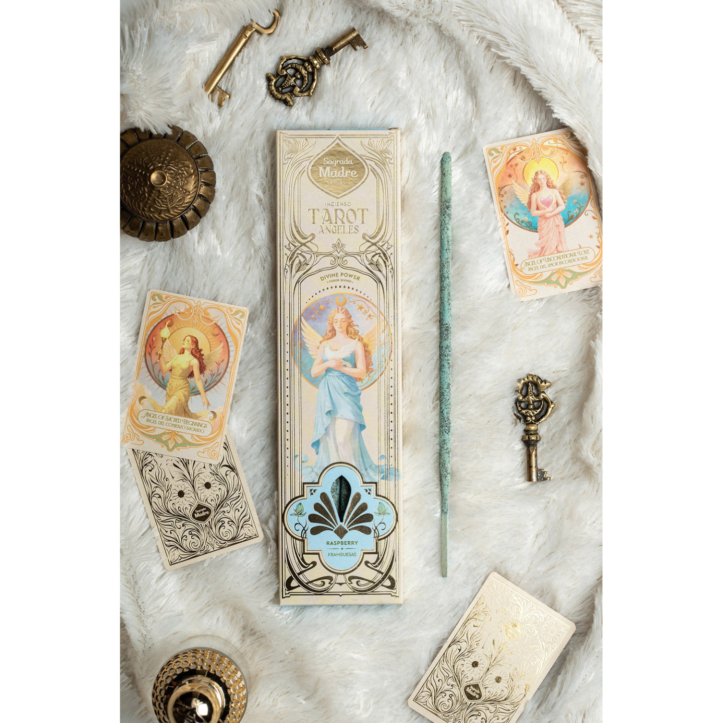 Sagrada Madre Tarot Angels encens Pouvoir Divin