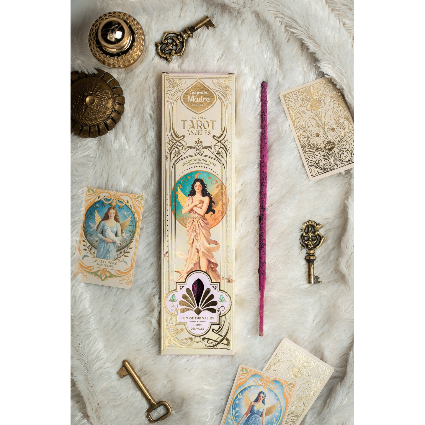 Sagrada Madre Tarot Angels encens Amour Inconditionnel