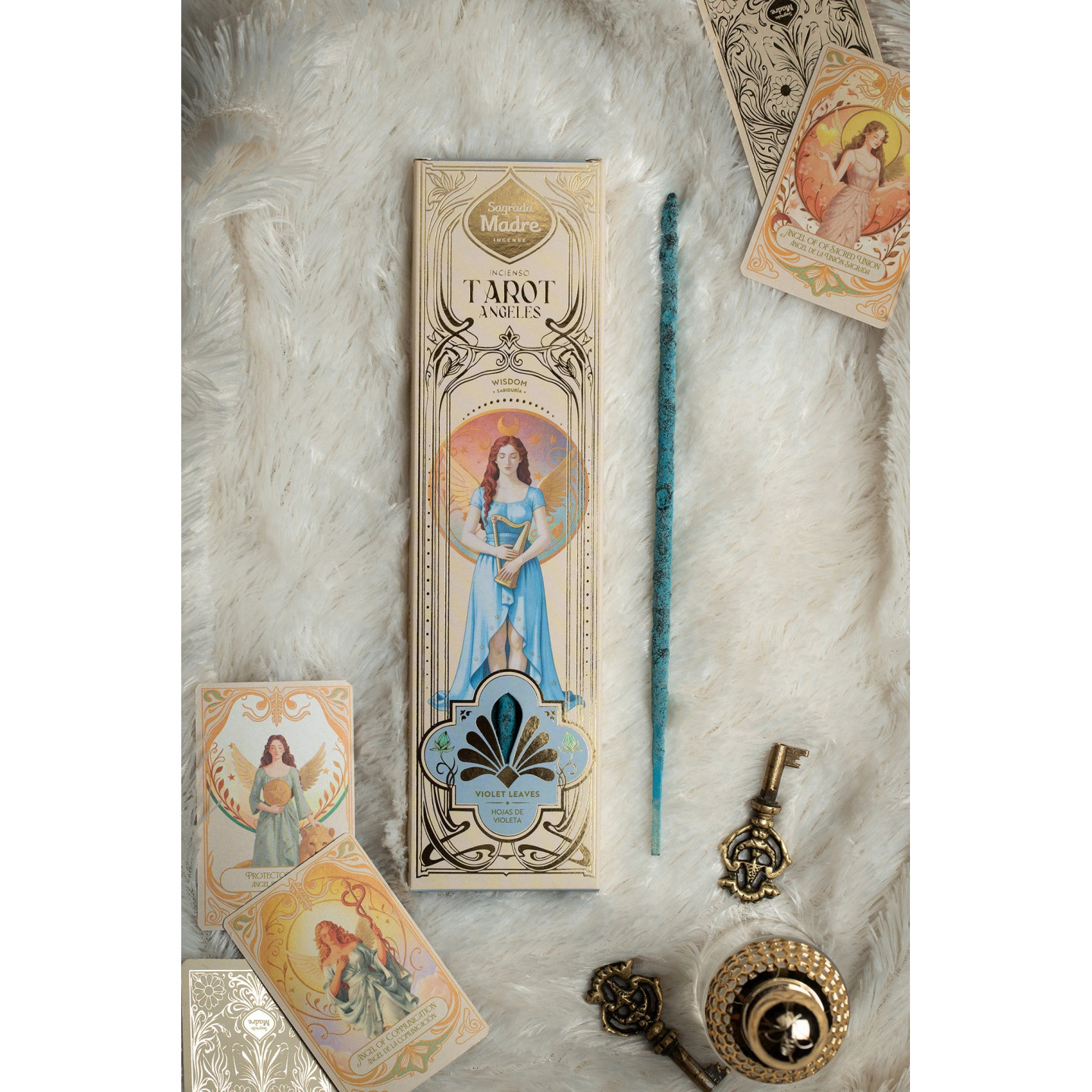 Sagrada Madre Tarot Angels encens Sagesse