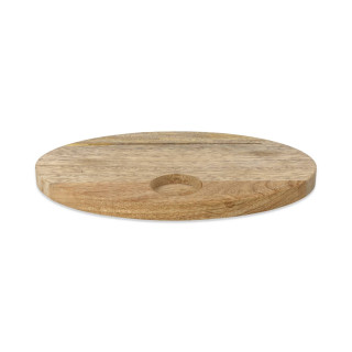 Porte-cartes ovale bois de manguier