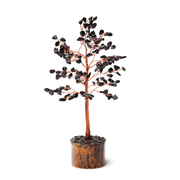 Arbre en Pierres Précieuses Tourmaline Noire