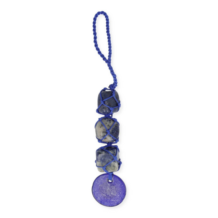 Amulette de Protection Mauvais Œil avec Sodalite