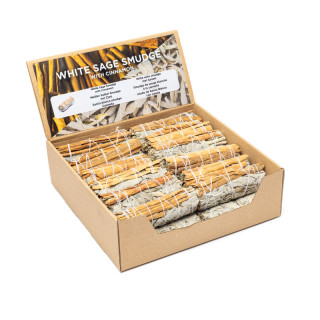 Smudge de Sauge Blanche à la cannelle S présentoir
