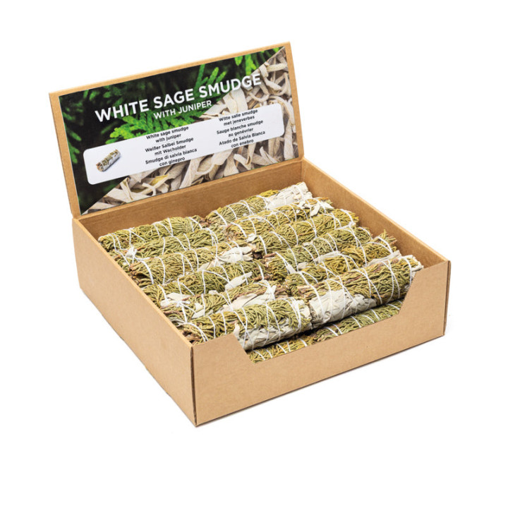 Smudge de Sauge Blanche au genévrier S présentoir