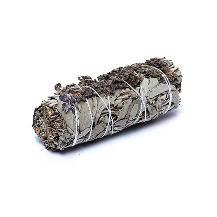 Smudge de Sauge Blanche à la lavande S présentoir