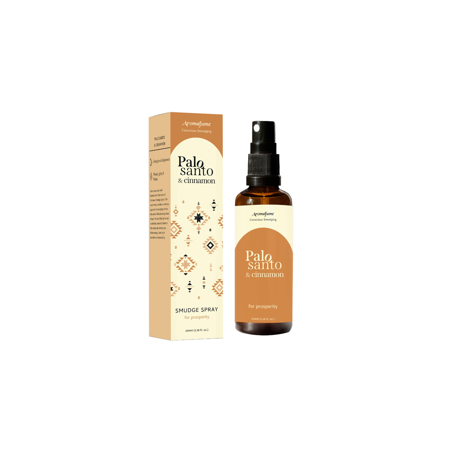 Aromafume Smudge Room Spray Palo Santo & Cannelle
