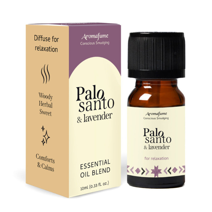 Aromafume mélange d’huiles essentielles Palo Santo & Lavande