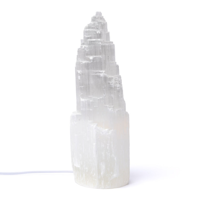 Lampe iceberg en sélénite