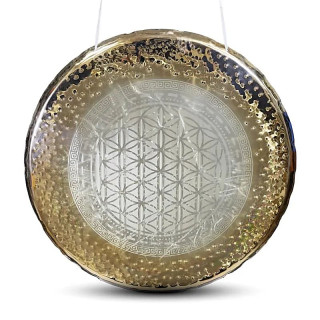 Gong miroir Fleur de Vie