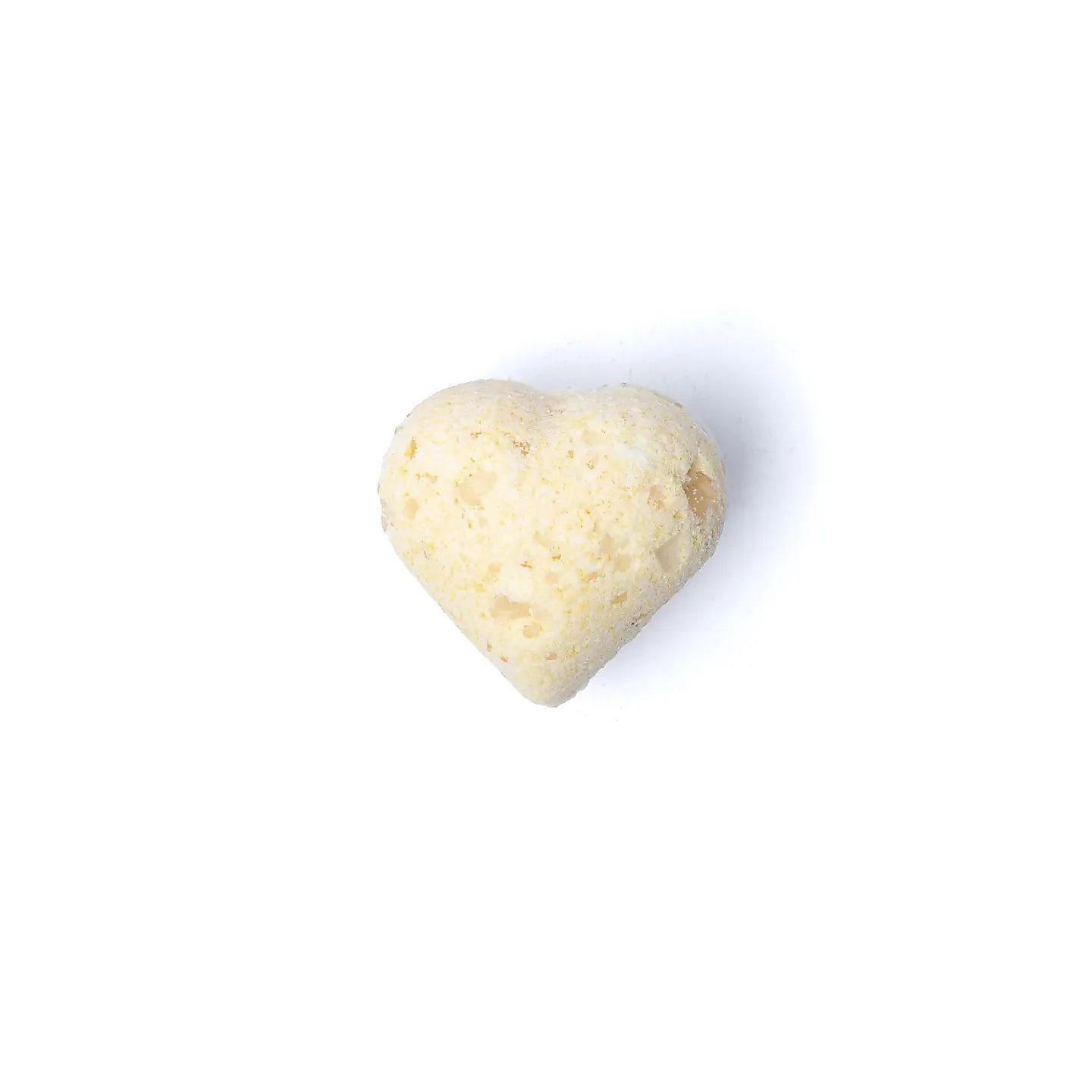 Bombe de bain coeur miel et lait